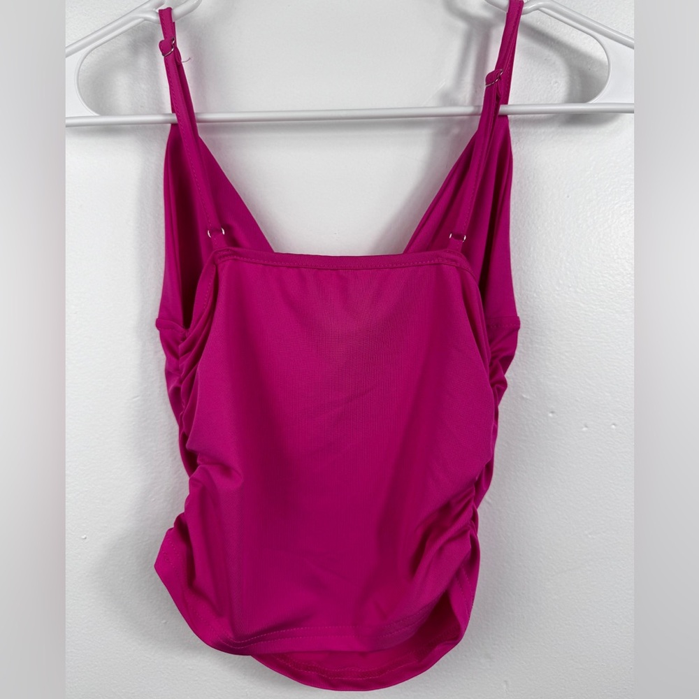 Pink Ruched Backless Cami - Picture 2 of 2